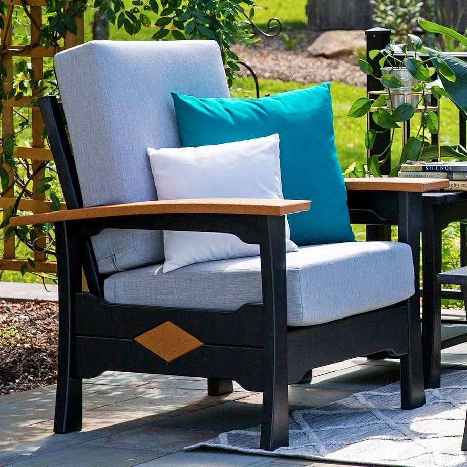 Amish Mission Colonial Reclining Poly Patio Chair