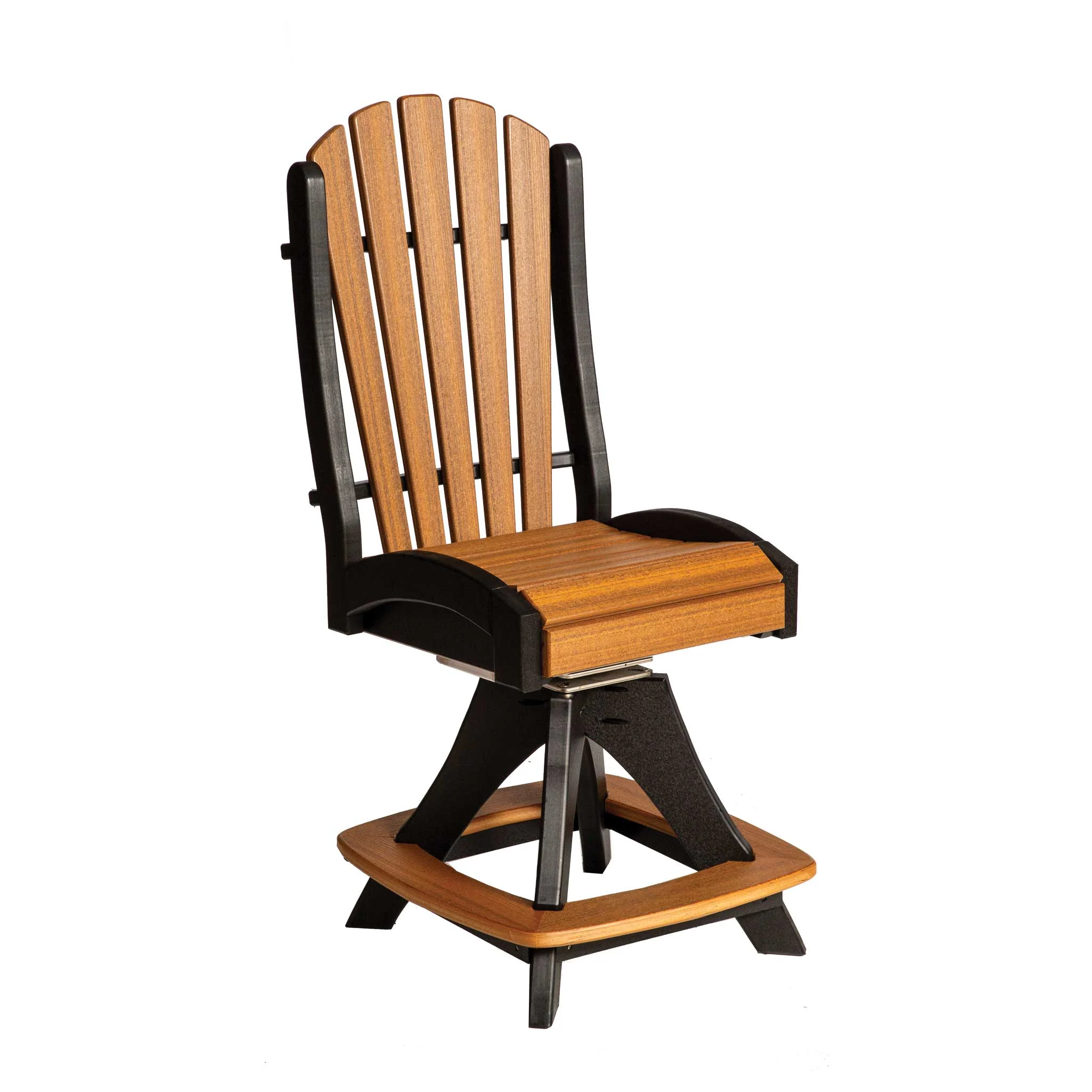 Amish Montouk Poly Patio Swivel Counter Height Chair