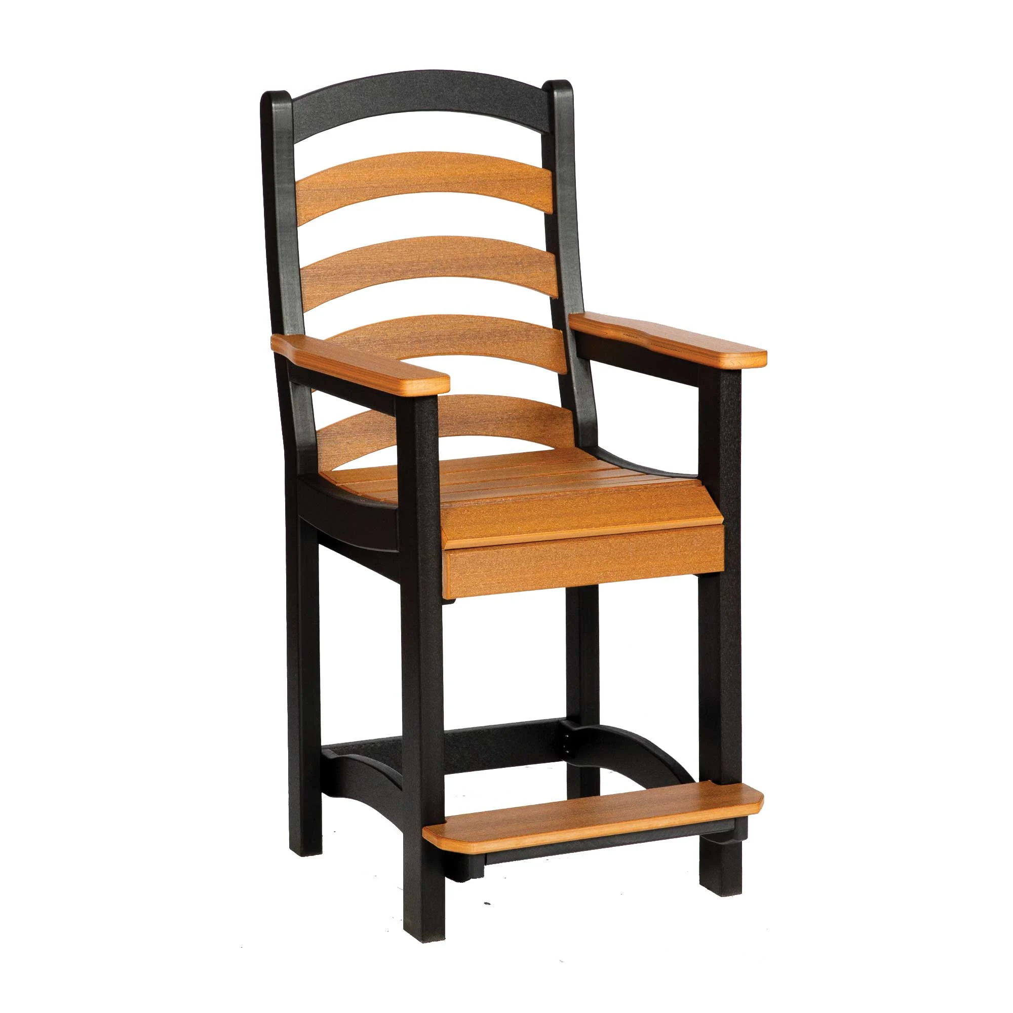Amish Nashau Poly Patio Counter Height Chair w/arm