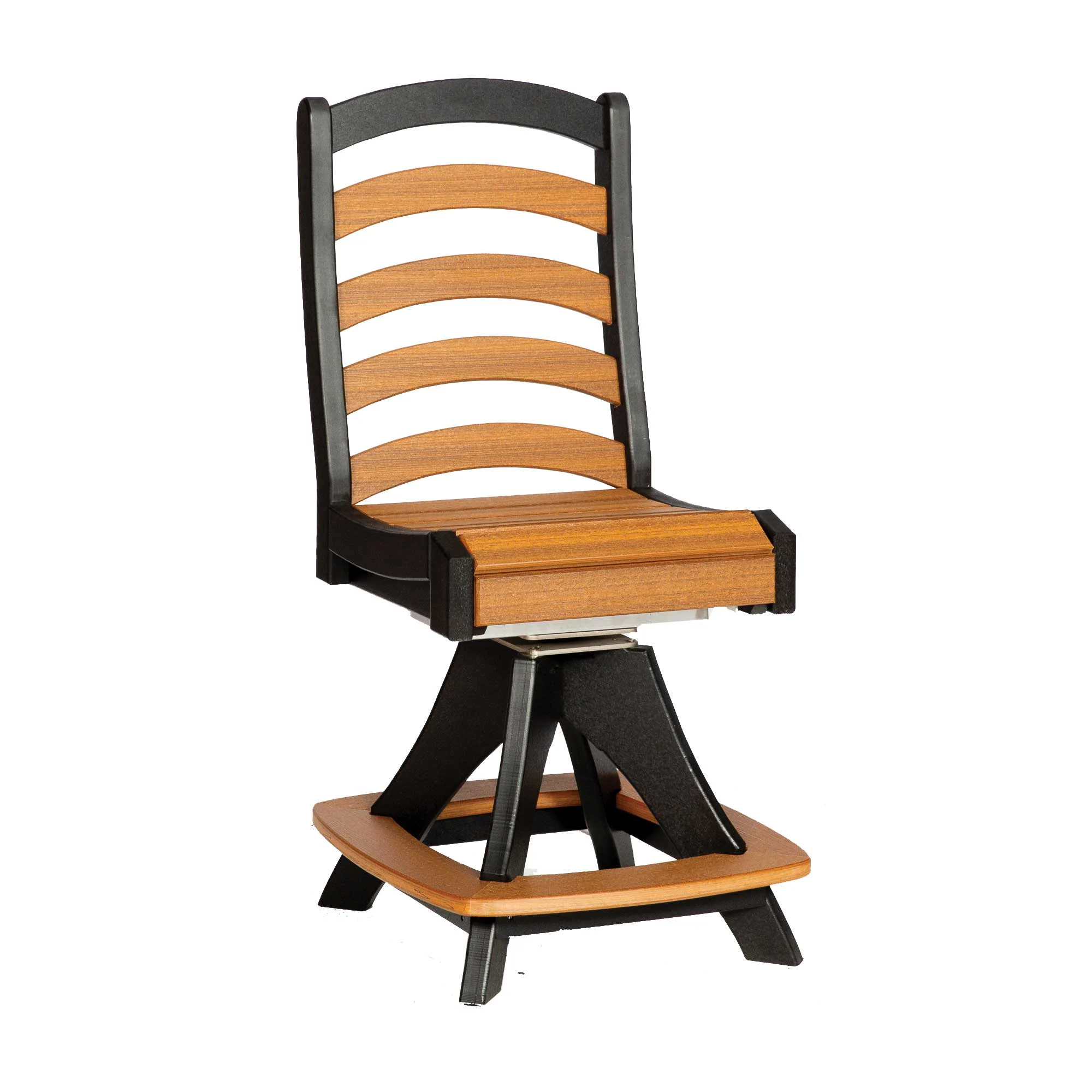Amish Nashau Poly Patio Swivel Counter Height Chair