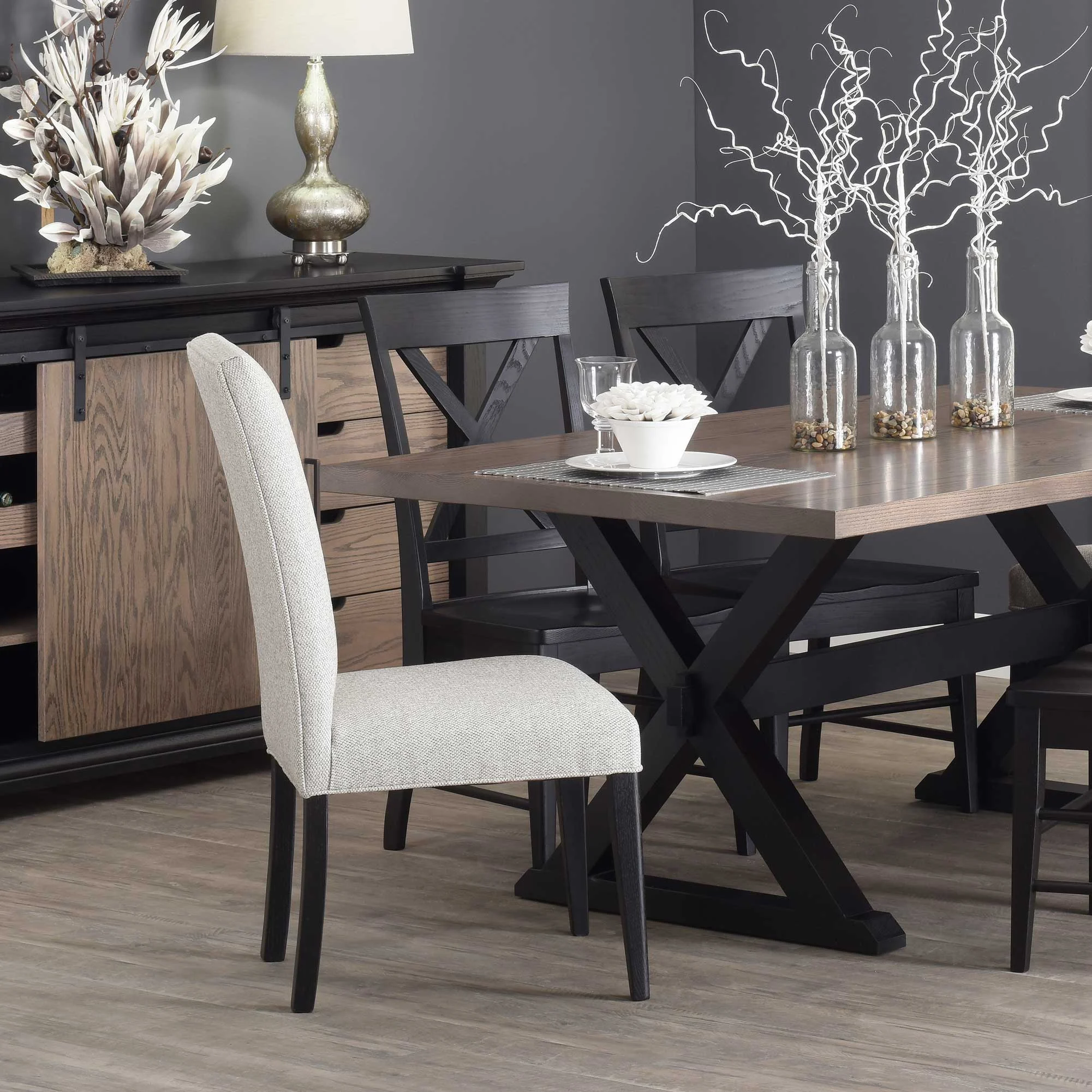 Amish Parsons Cushion Back Dining Chair