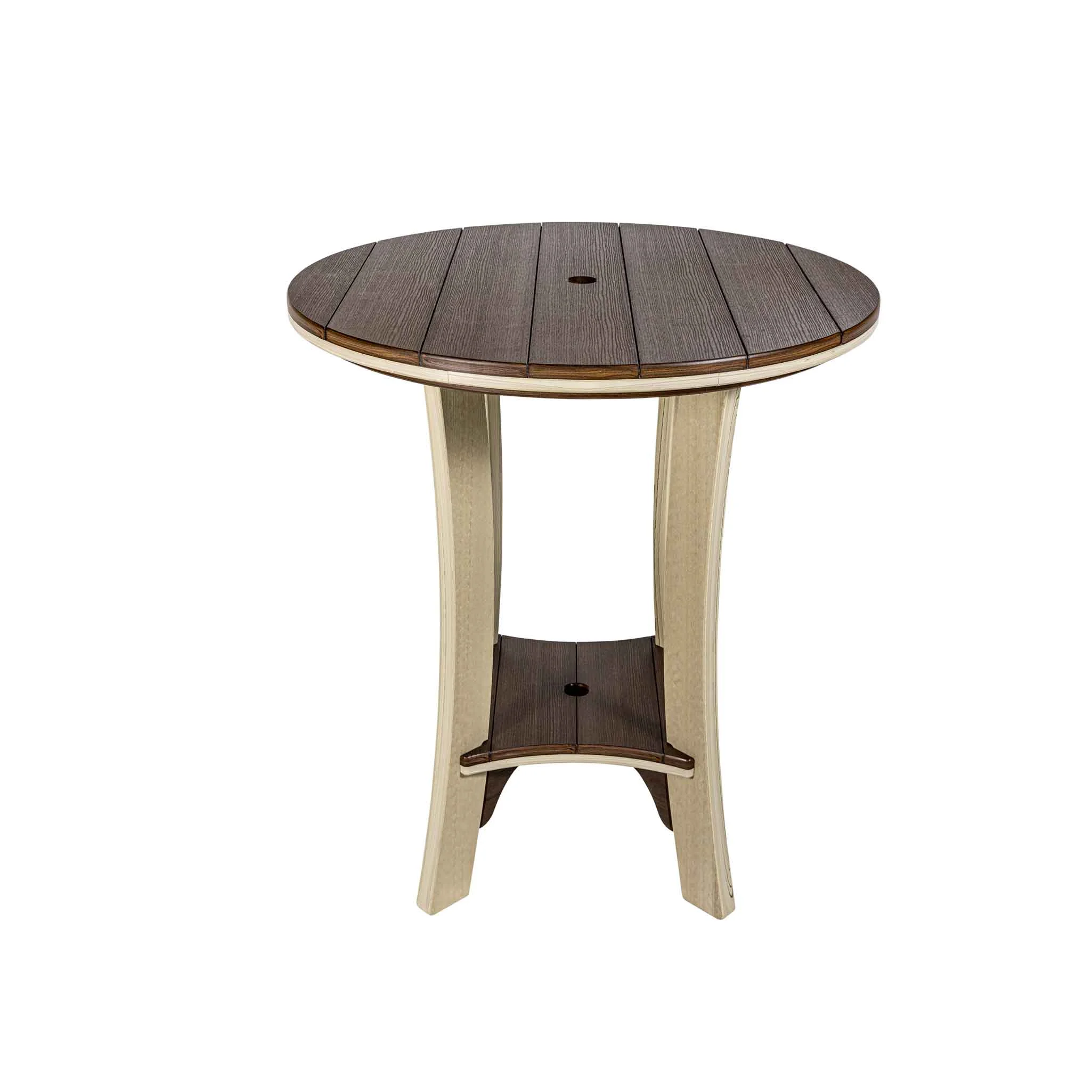Amish Poly Patio 36" Cape May Round Bar Table