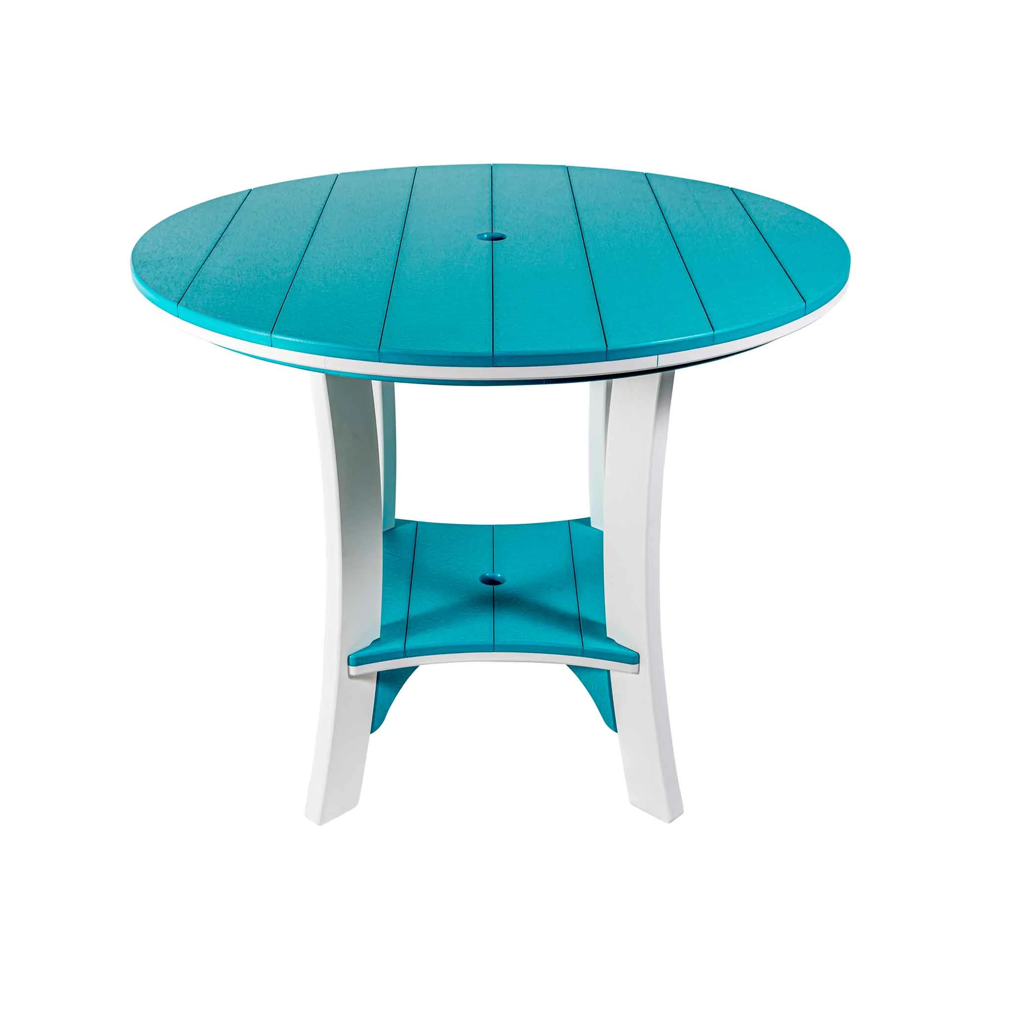 Amish Poly Patio 43" Cape May Round Bar Table