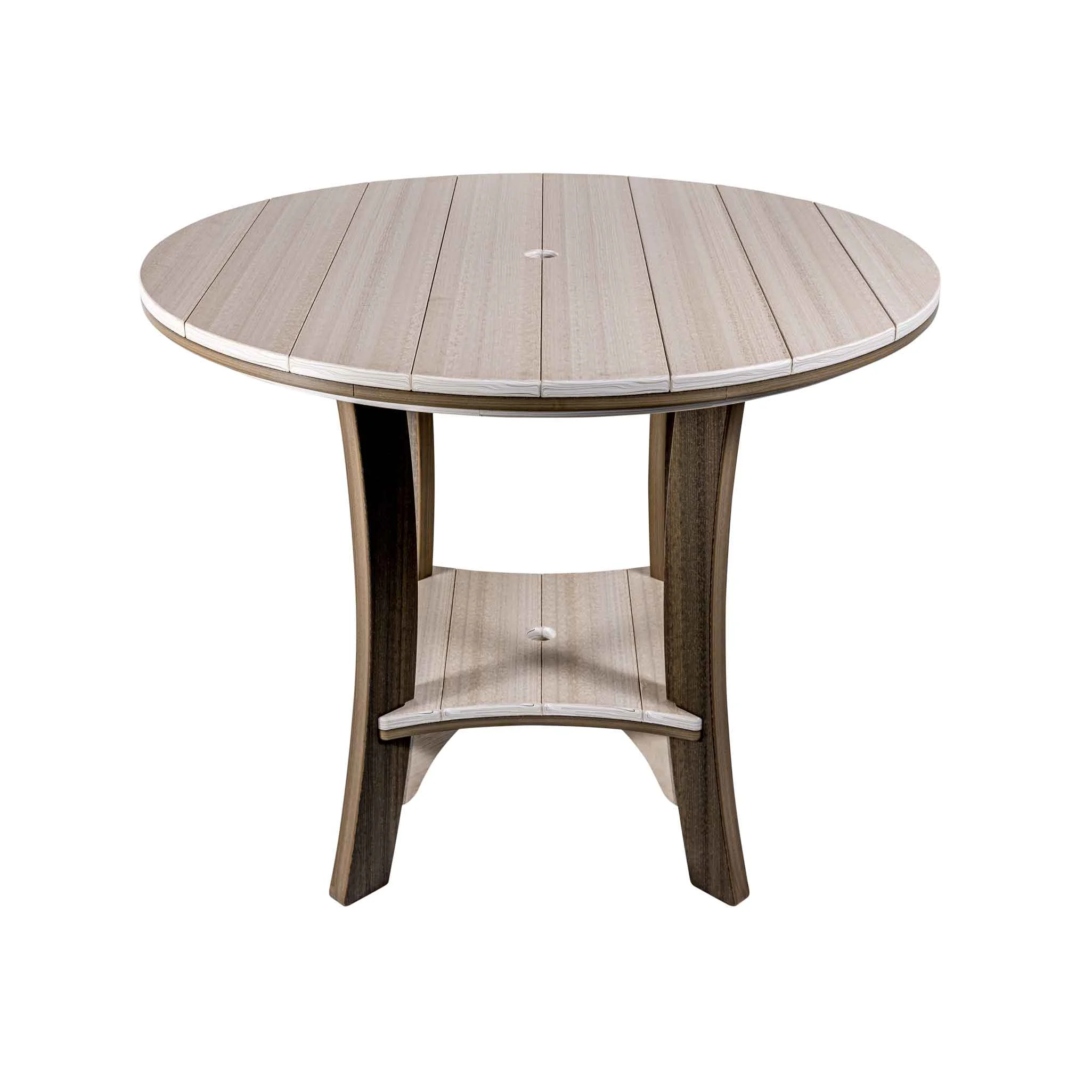 Amish Poly Patio 43" Cape May Round Counter Table