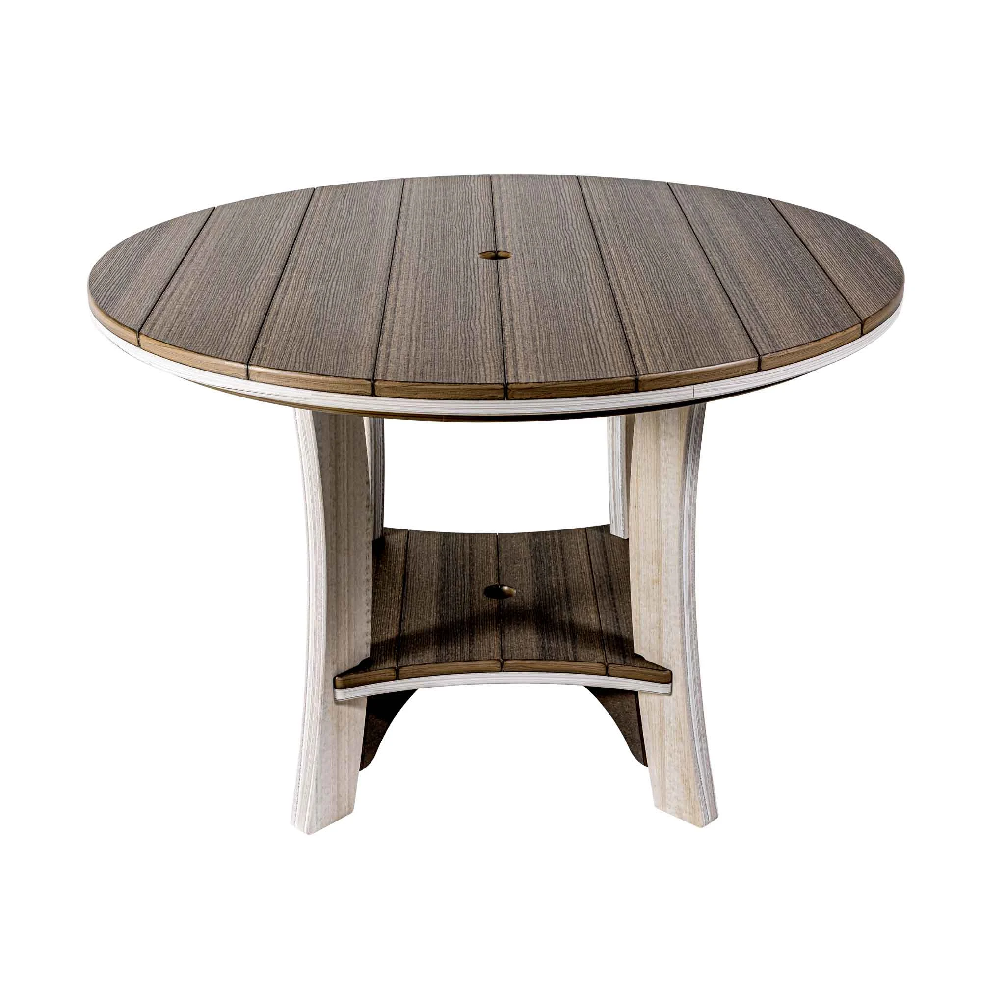 Amish Poly Patio 43" Cape May Round Dining Table