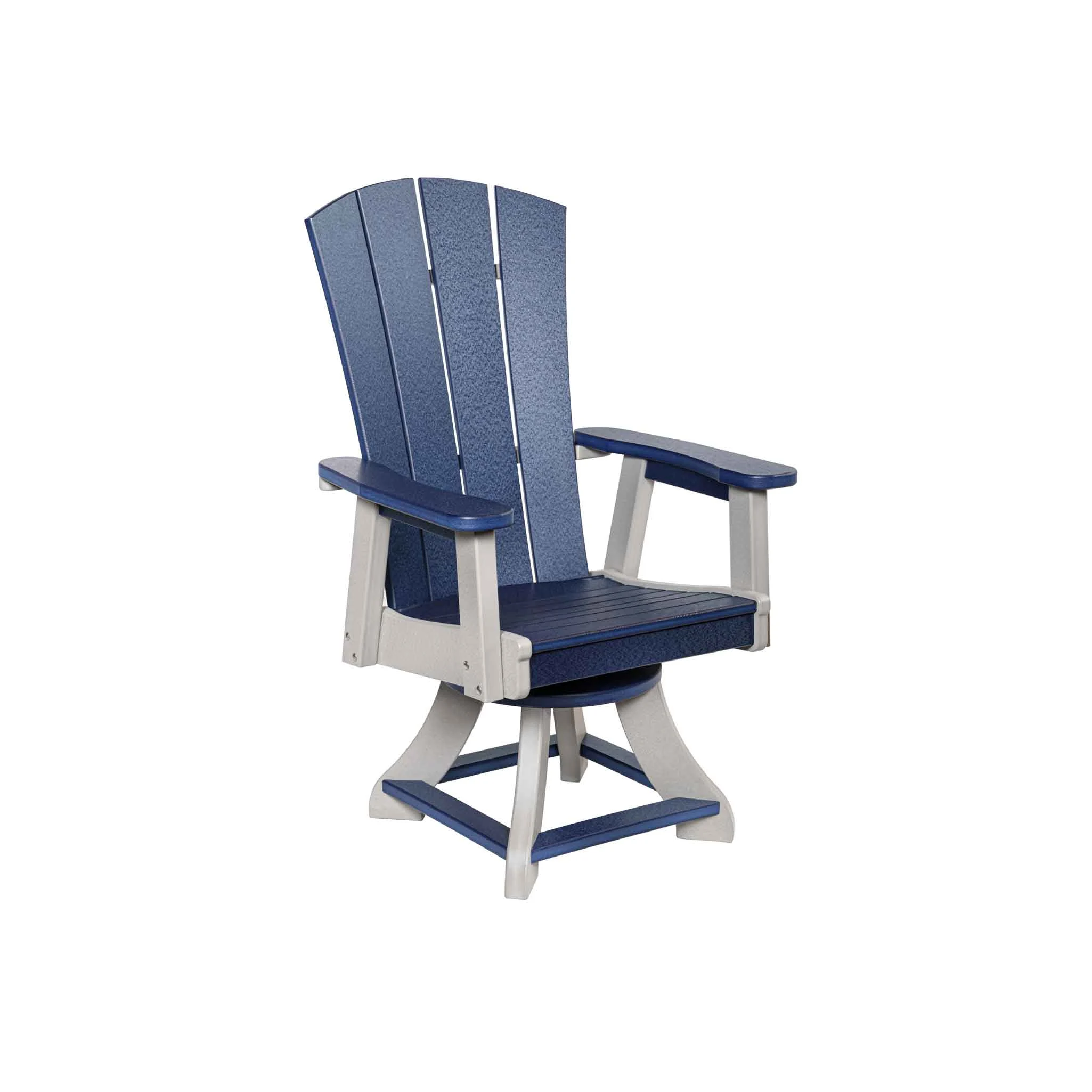 Amish Poly Patio Cape May Swivel Dining Chair