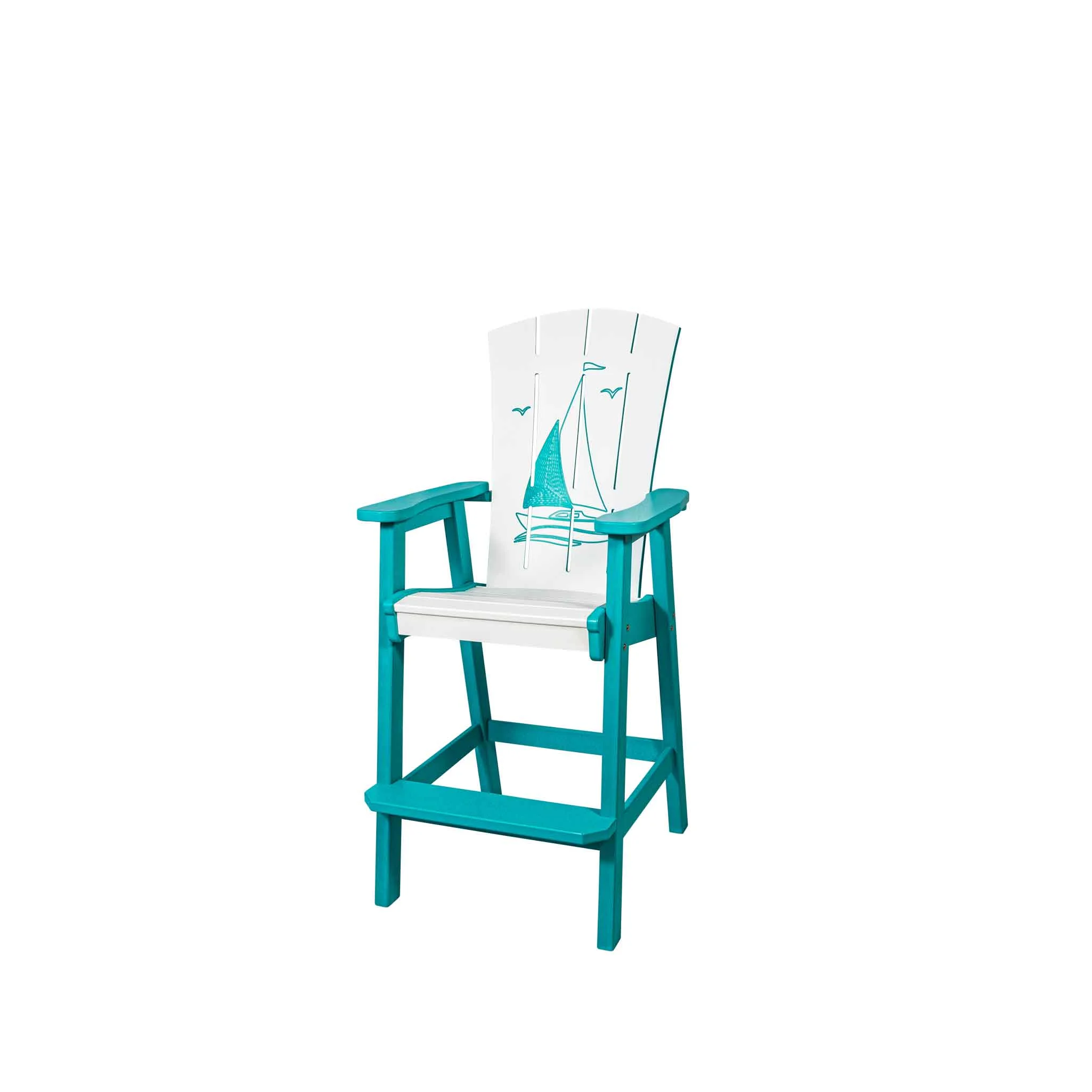 Amish Poly Patio Dockside Counter Chair