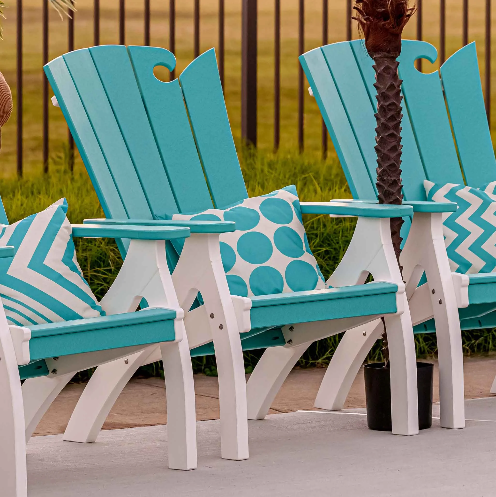 Amish Poly Patio Myrtle Beach Siesta Adirondack Chair