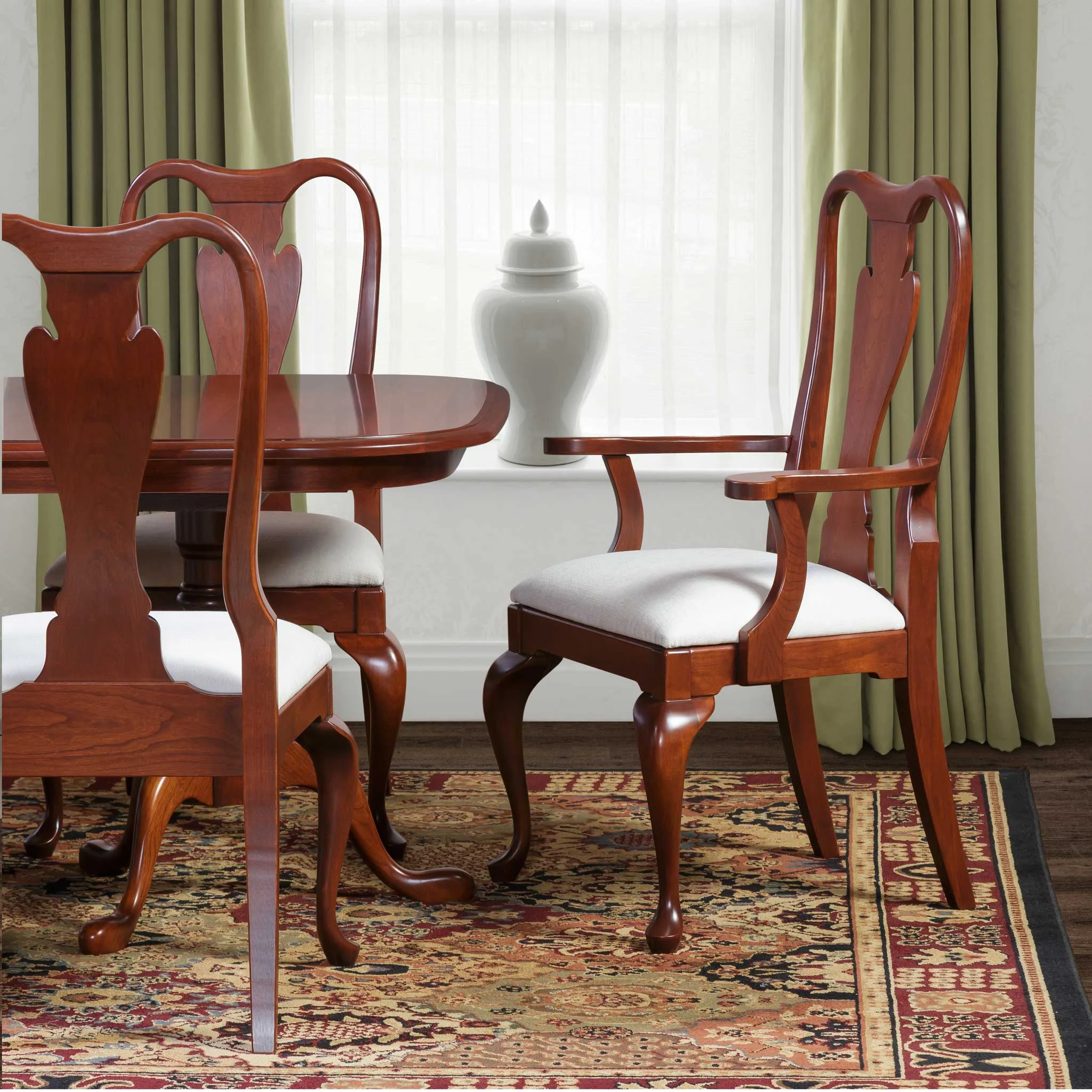 Amish Queen Anne Dining Room Chair