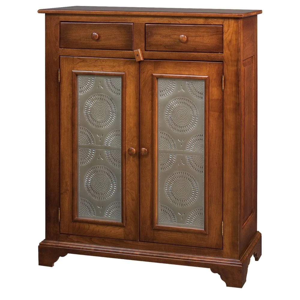 Amish Shaker Pie Safe with Door Tin