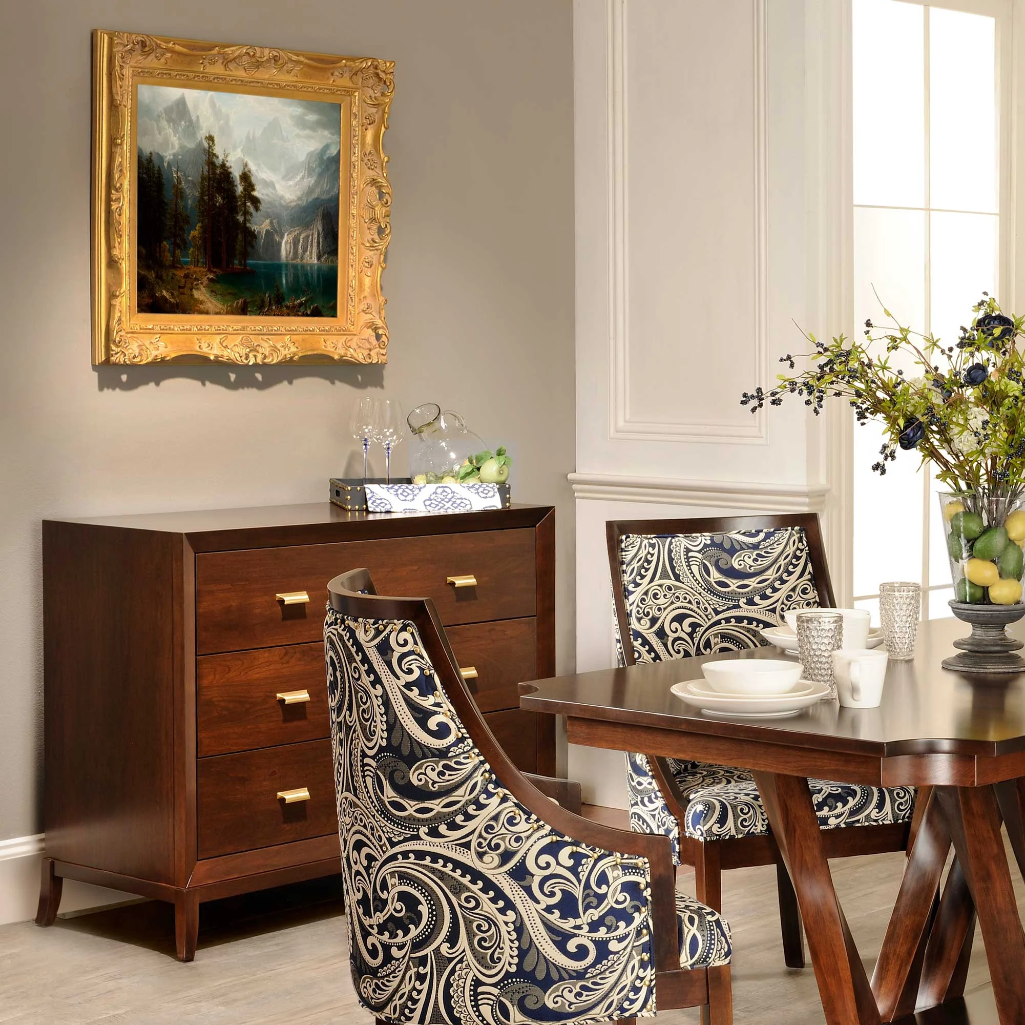 Amish Solid Wood Park Ave Sideboard