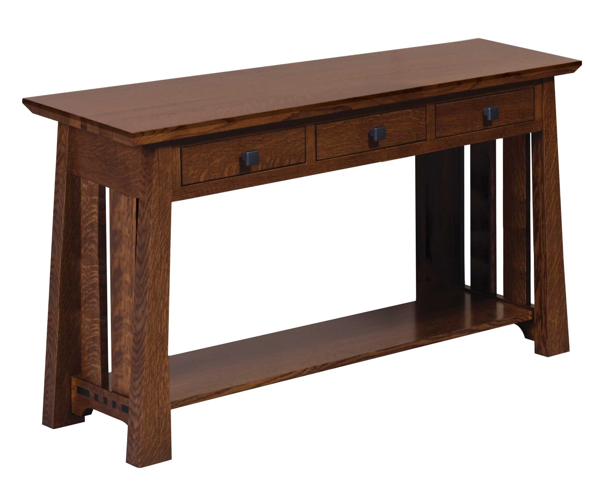 Amish Solid Wood Van Nuys Sofa Table