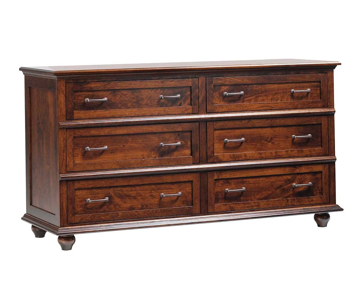 Amish Solid Wood West Point Dresser