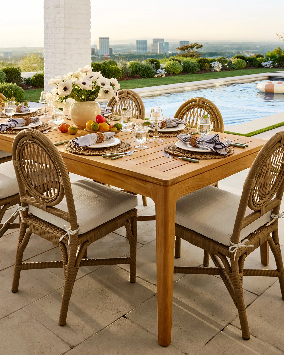 Andrey Teak Outdoor Dining Table