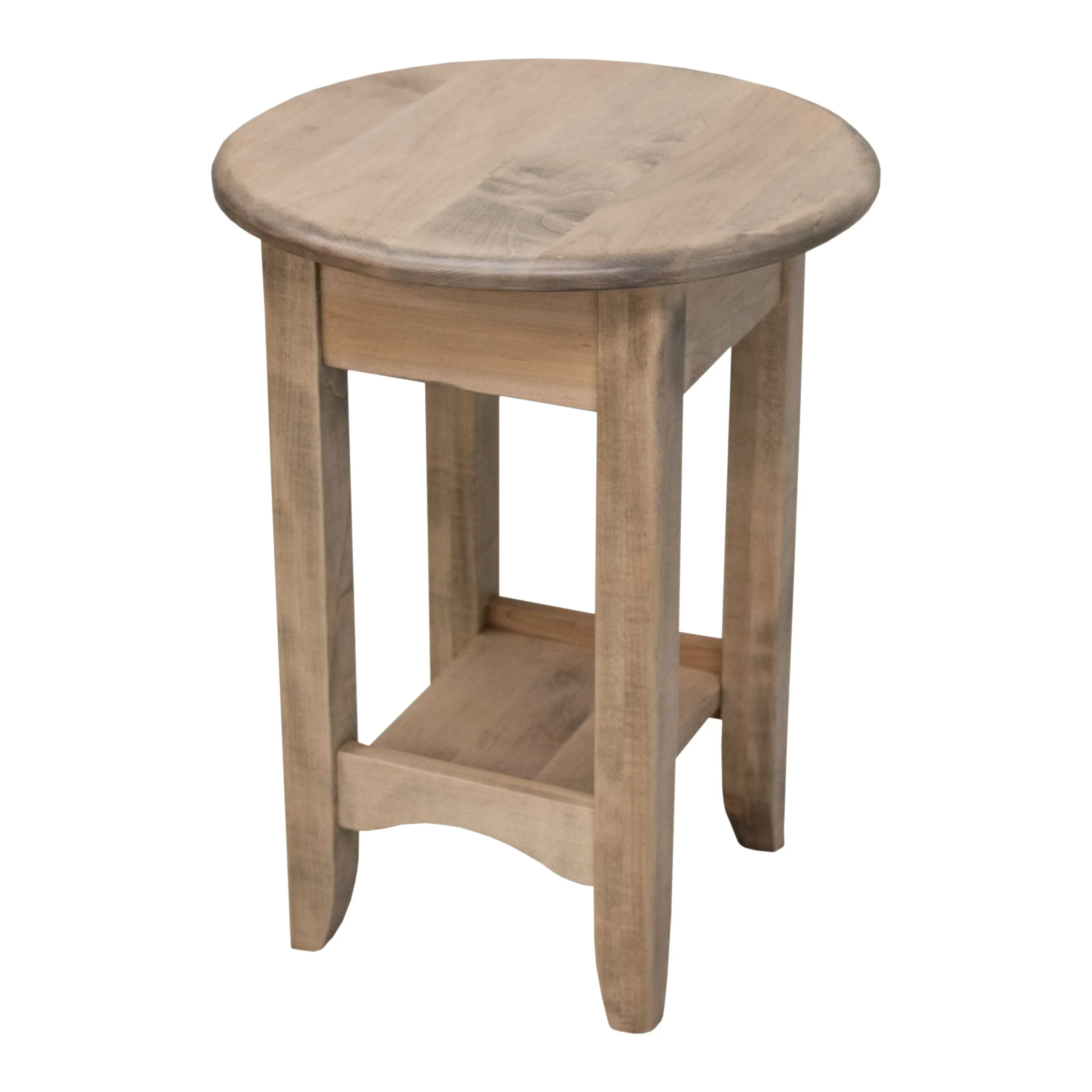 Austin Maple Wood Round Open End Table | DS