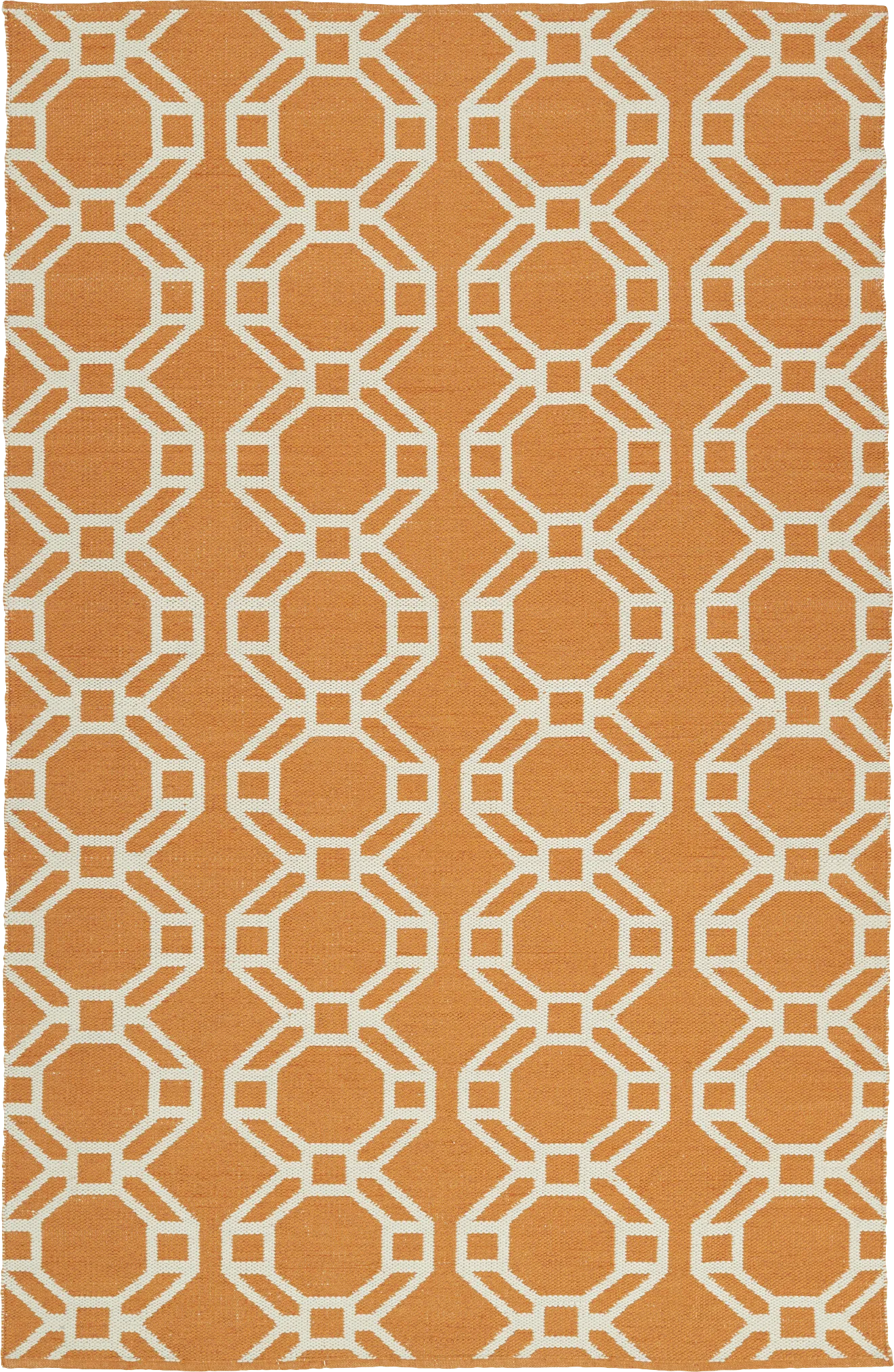 Alaric Orange 8' x 10' Indoor/Outdoor Rug