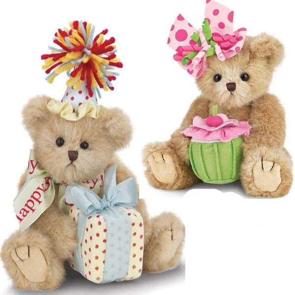 Beary Happy Birthday Bears by Bearington-Poseable and So CUTE!