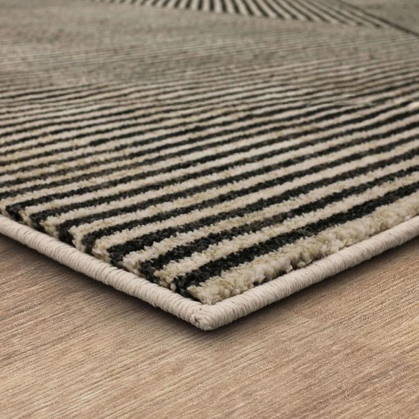 Bernardo Linea Rug in Onyx