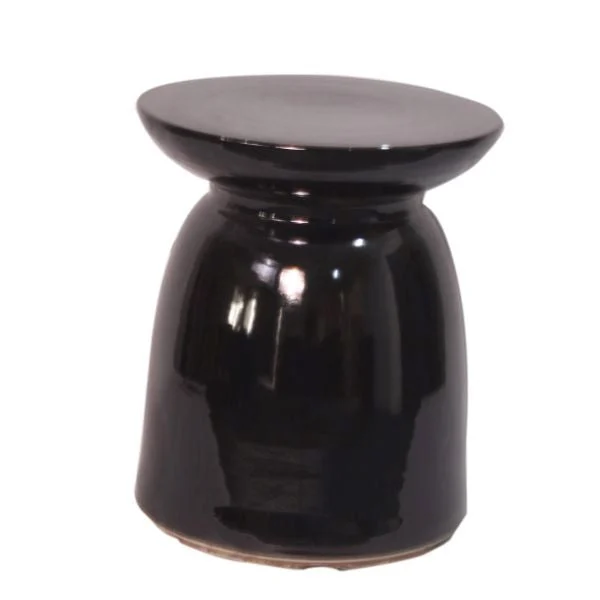Black Mushroom Stool By Legends Of Asia