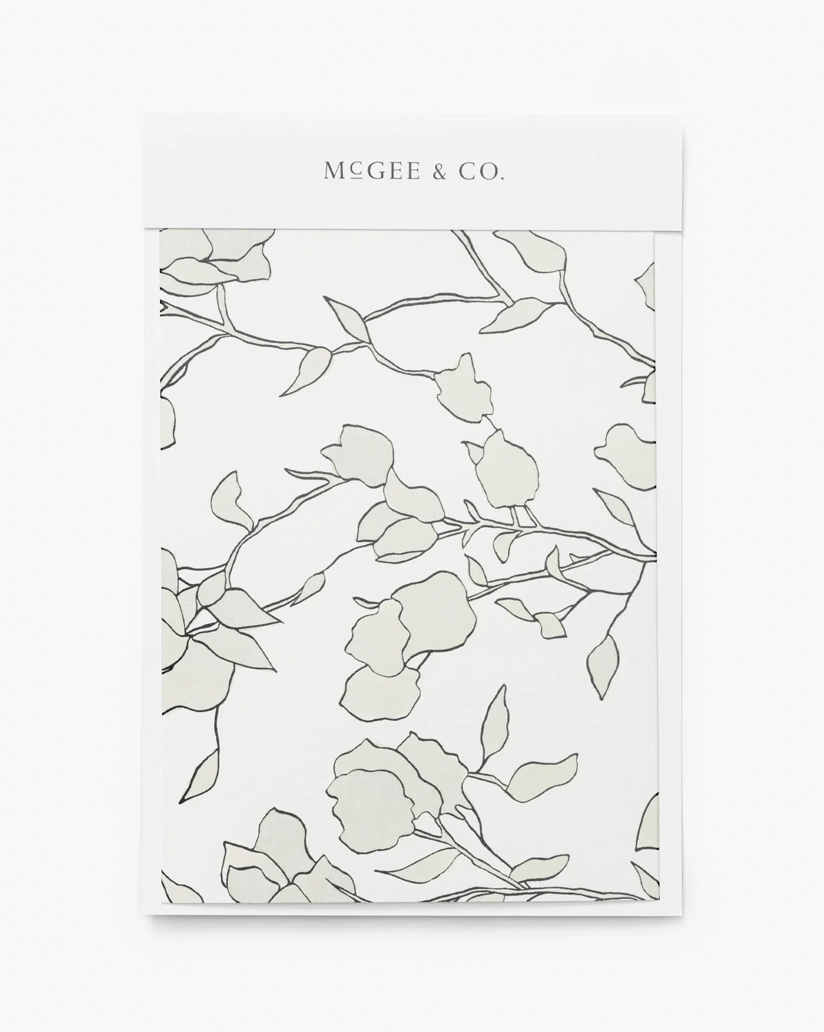 Blair Sketched Floral Wallpaper Swatch