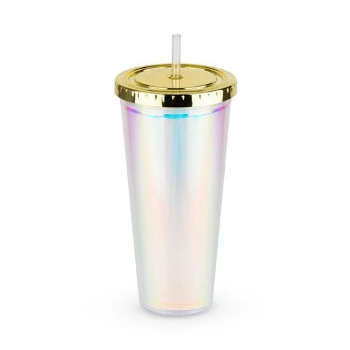 Blush Sparkly Double Wall Drink Tumblers-Enjoy your drink, help rescued animals!yay!