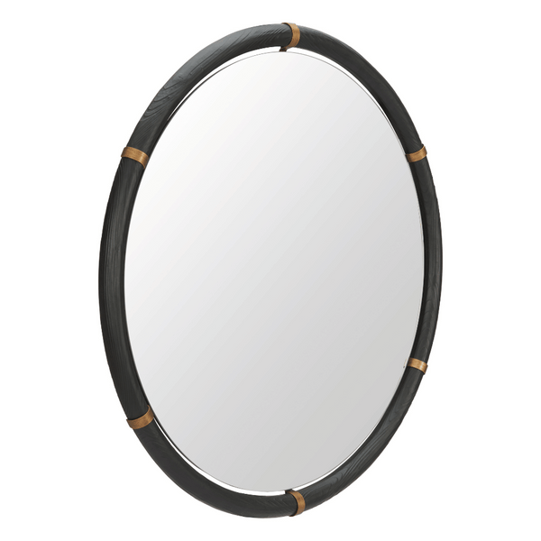Brile Mirror Black | Fir Wood Frame & Sleek Architectural Silhouette