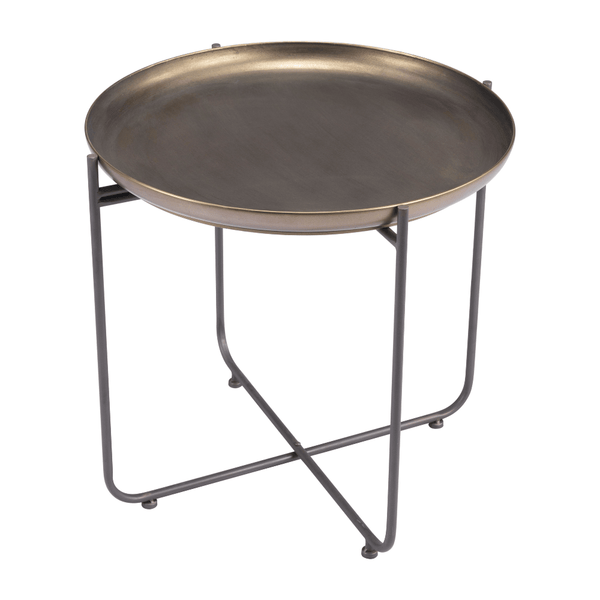 Bronson Side Table Bronze | Industrial Sophistication & Dependable Support