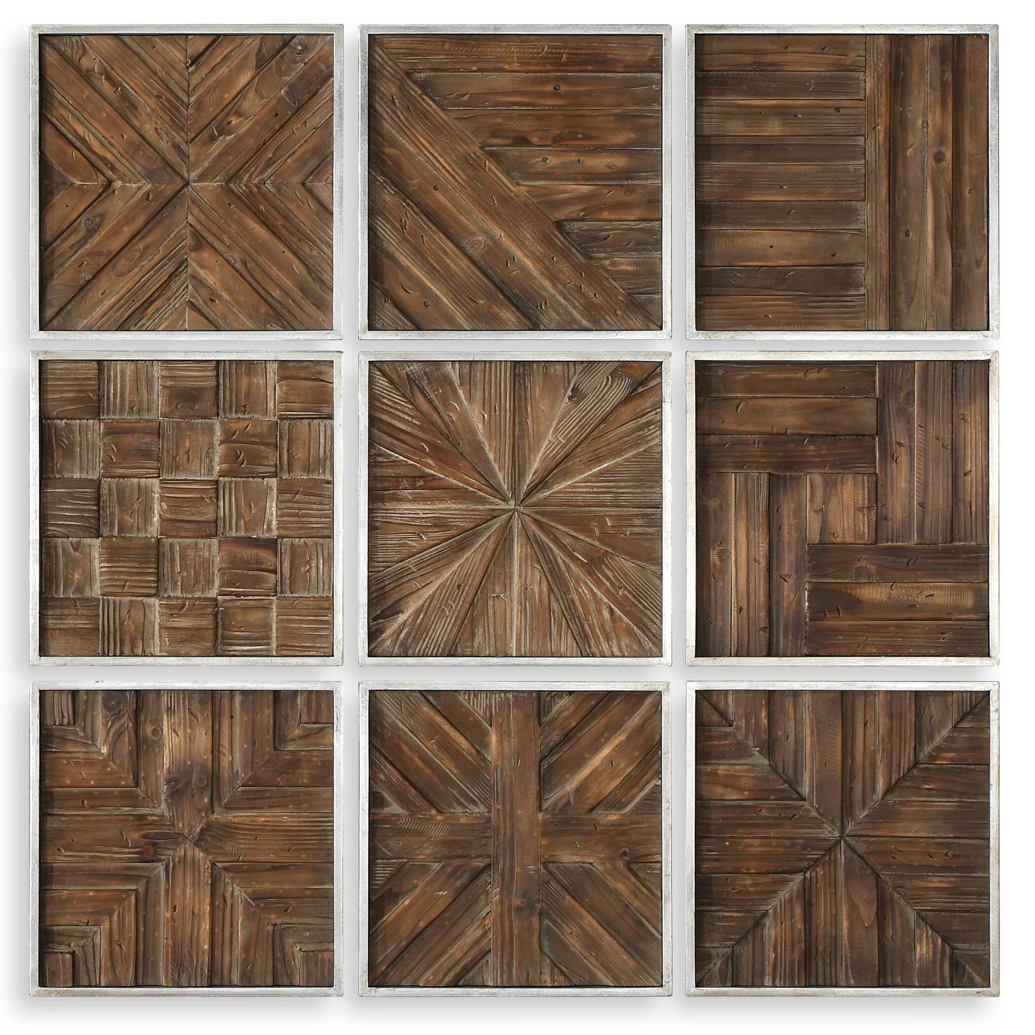 Bryndle Squares Wood Wall Decor