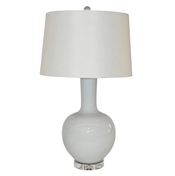 Busan White Globular Vase Small Lamp By Legends Of Asia