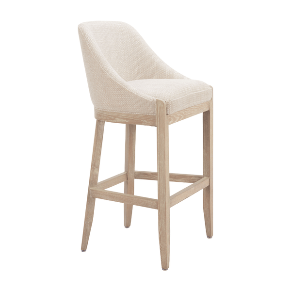 Calmo Barstool Beige | Fabric Stool