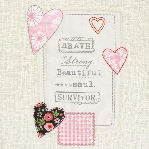 Cancer "Survivor" Pillow, Beautiful Gift by Kelly Rae Roberts