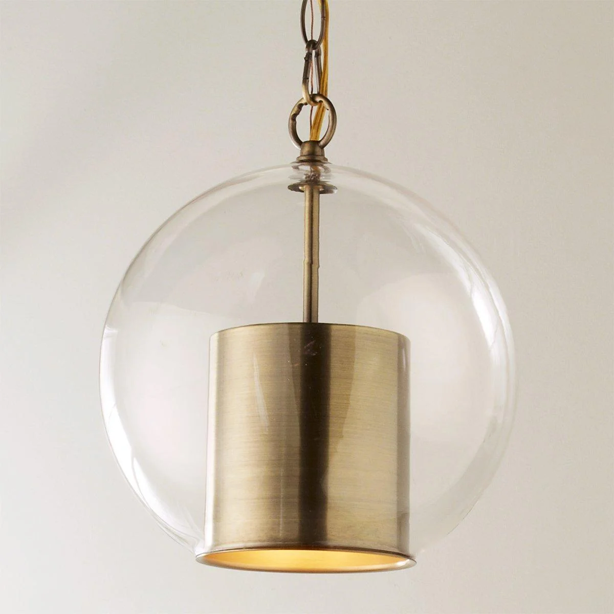 Cap and Globe Pendant