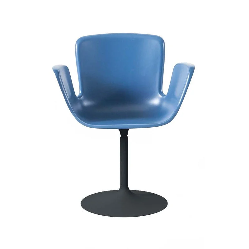 CappelliniJuli Plastic Chair with Column Base