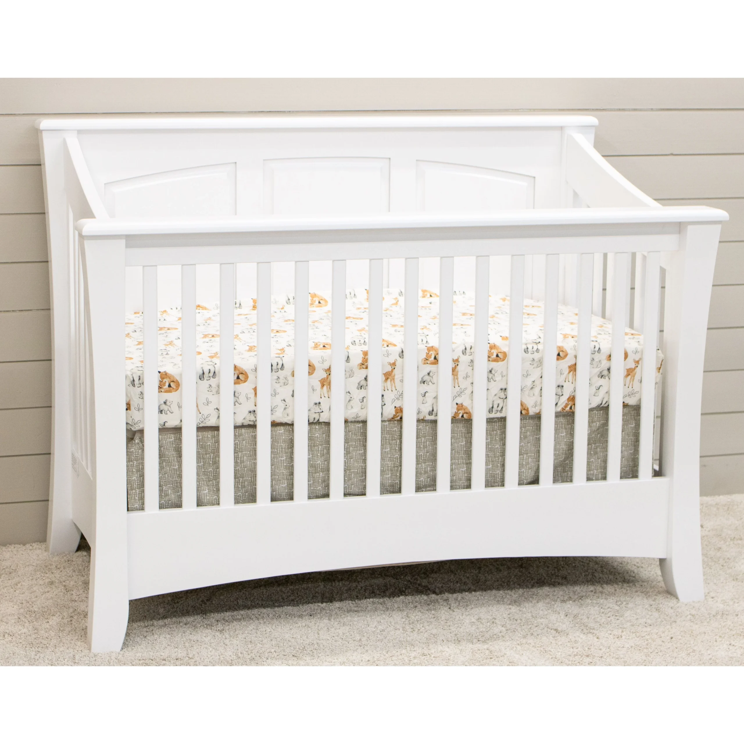 Carlisle Panel White Convertible Crib | M-DW