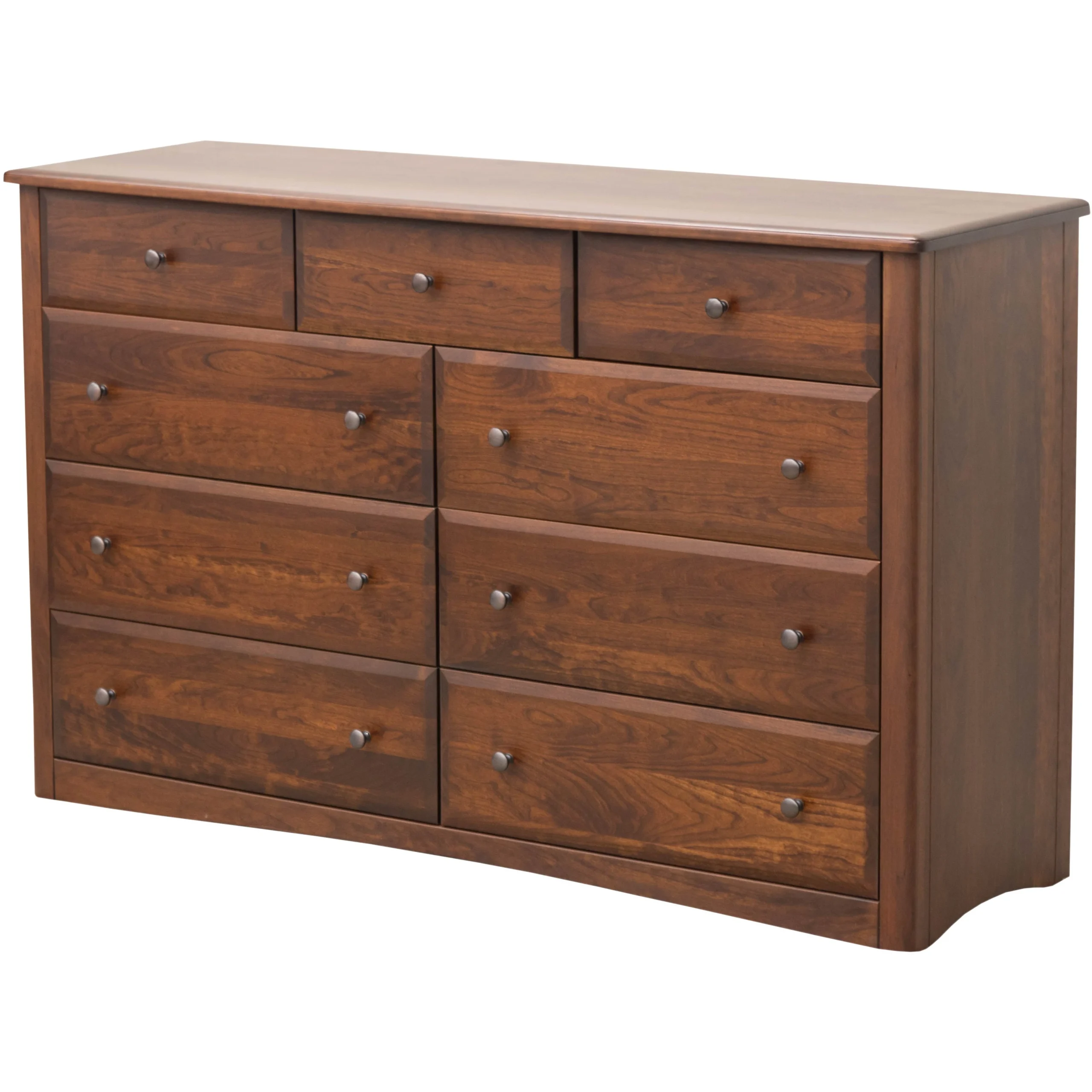 Carrington Cherry Wood 9-Drawer Tall Dresser | GB