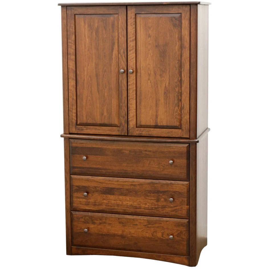 Carrington Cherry Wood Armoire | GB