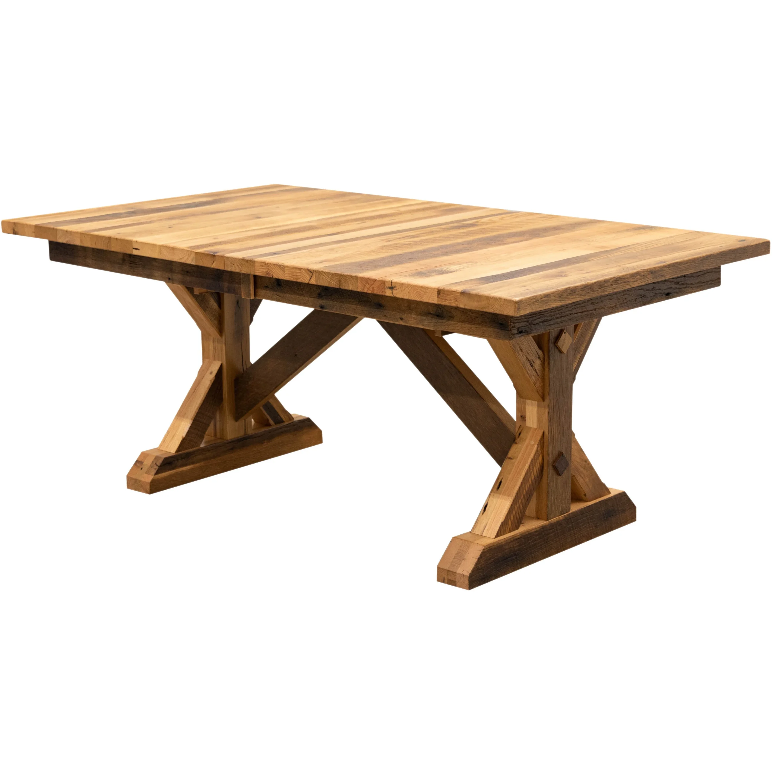 Carson Reclaimed Wood Extending Dining Table | NAT