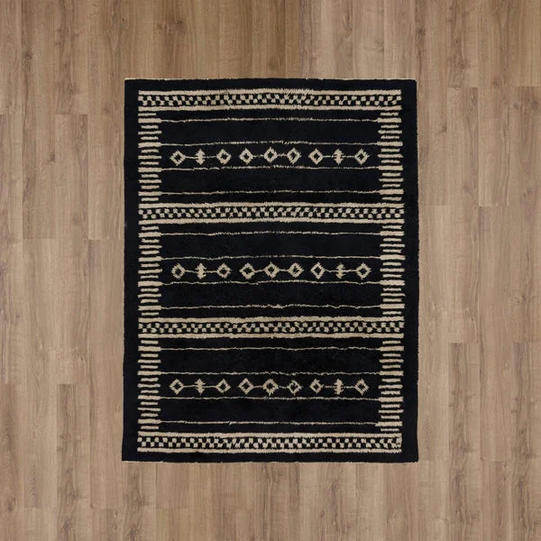 Cecilio Agadir Rug in Charcoal