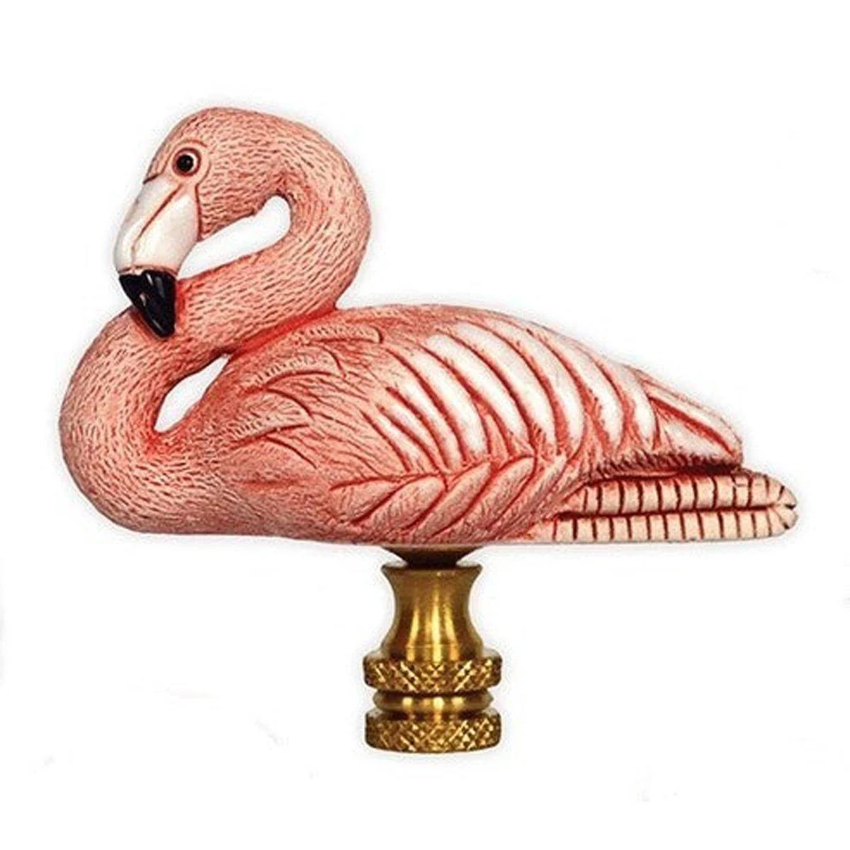 Ceramic Flamingo 2.75" Finial