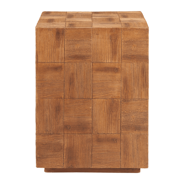 Cetka Side Table Natural | Organic Warmth & Structural Precision