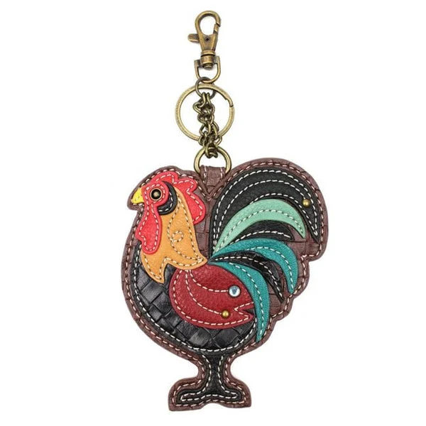 Chala Rooster Key FOB and Coin PurseCute Little Rooster to Decorate Your Purse!*