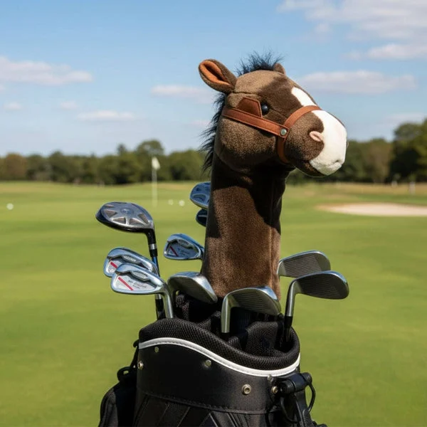 Clydesdale Golf Cover Handmade Eco Friendly Gift for Horse Loving Golfers