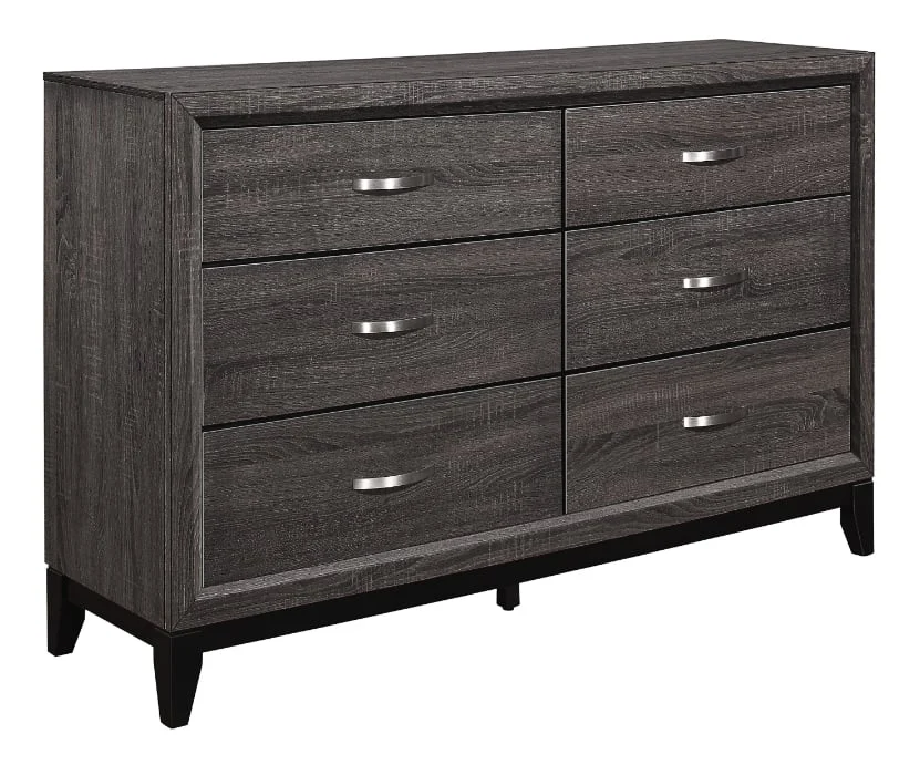 Contemporary 6-Drawer Dresser with