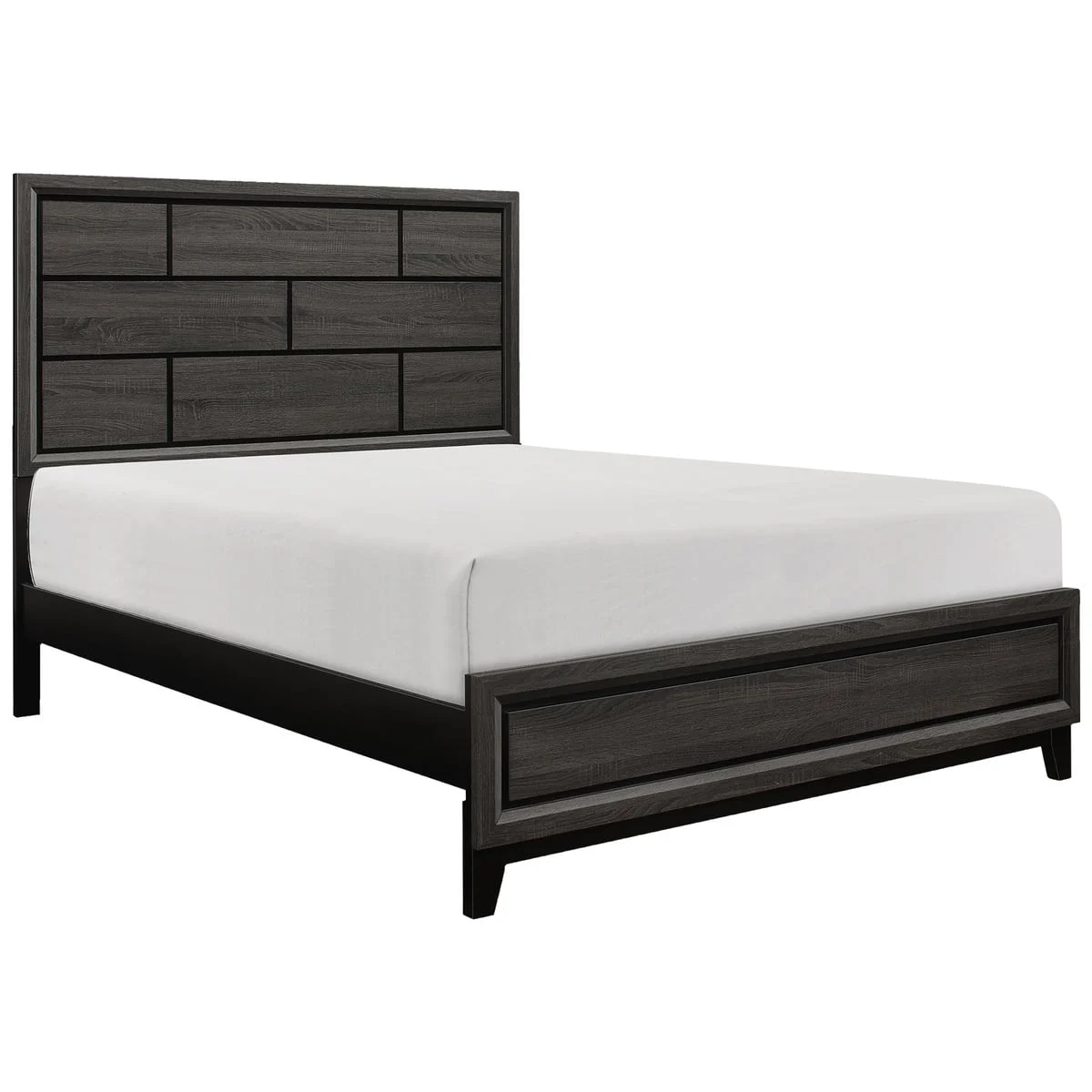 Contemporary King Panel Bed