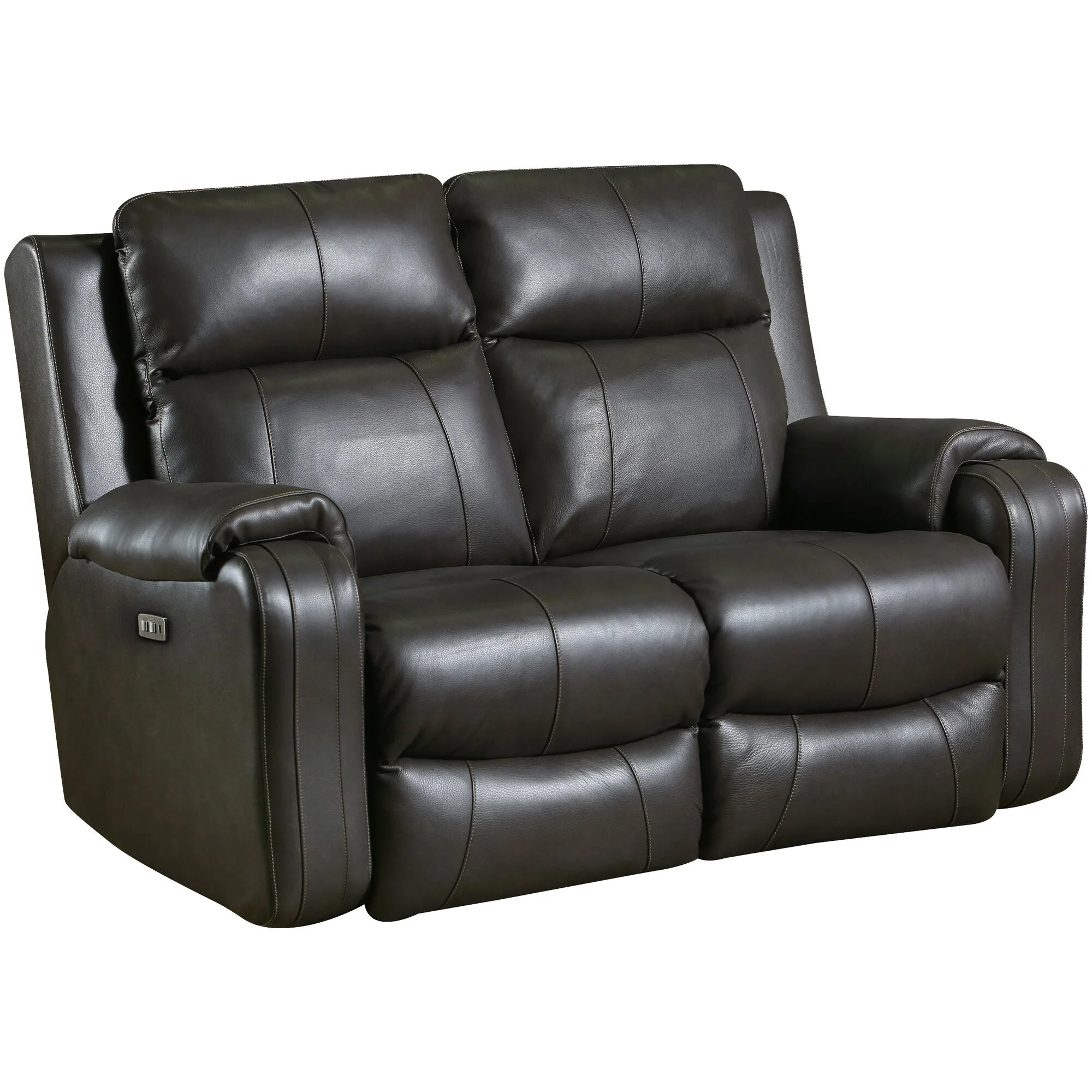 Contour Leather Power+ Reclining Loveseat