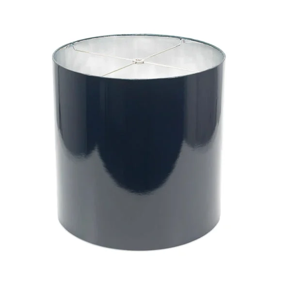 Couture Lamps 13x13x13"H Naval Lacquer Shade With Silver Lining