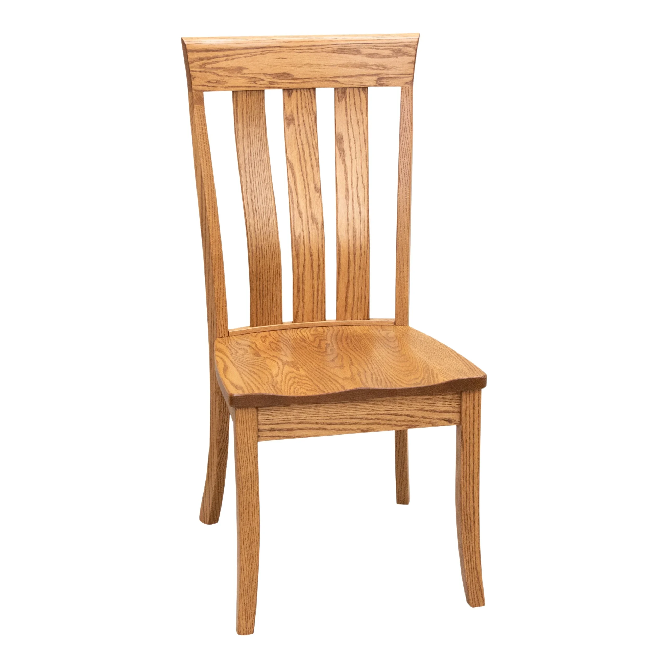 Curlew Oak Wood Amish Side Dining Chair | FW