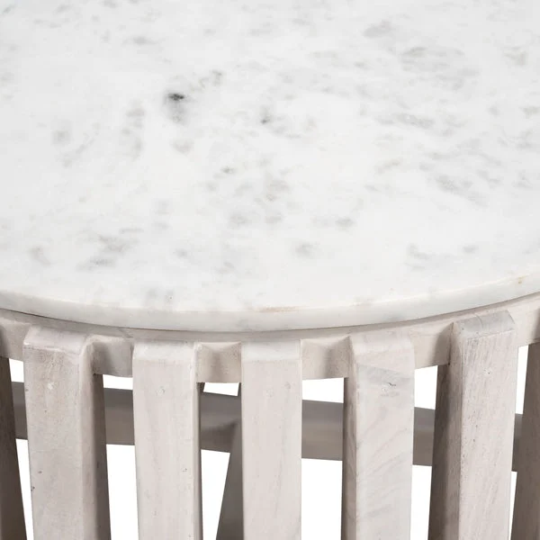 Cyprus Coffee Table White & Whitewashed