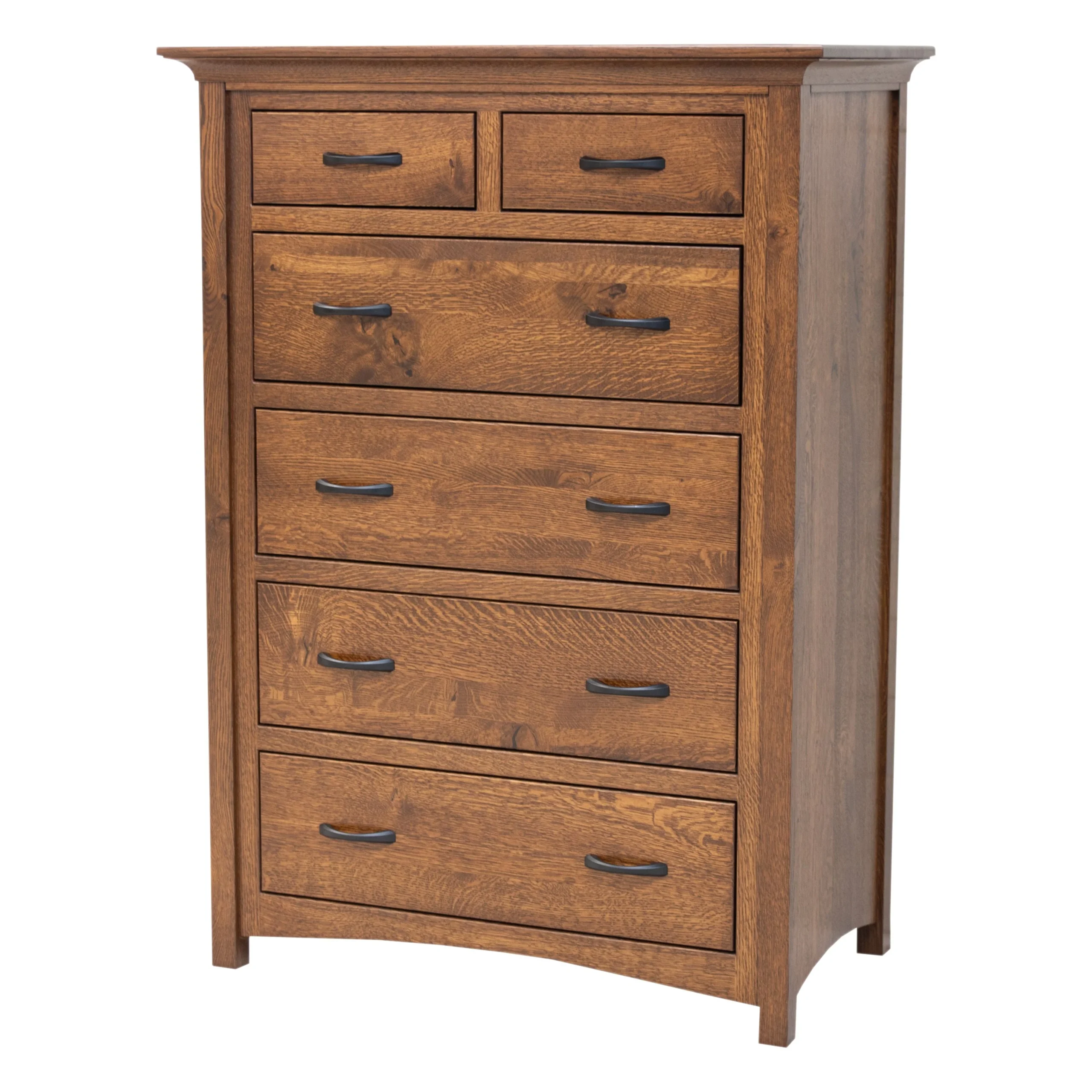 DCF Mission Quarter Sawn White Oak Wood Chest of Drawers | ASB