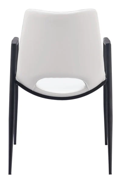 Desi Dining Chair White- Set of 2